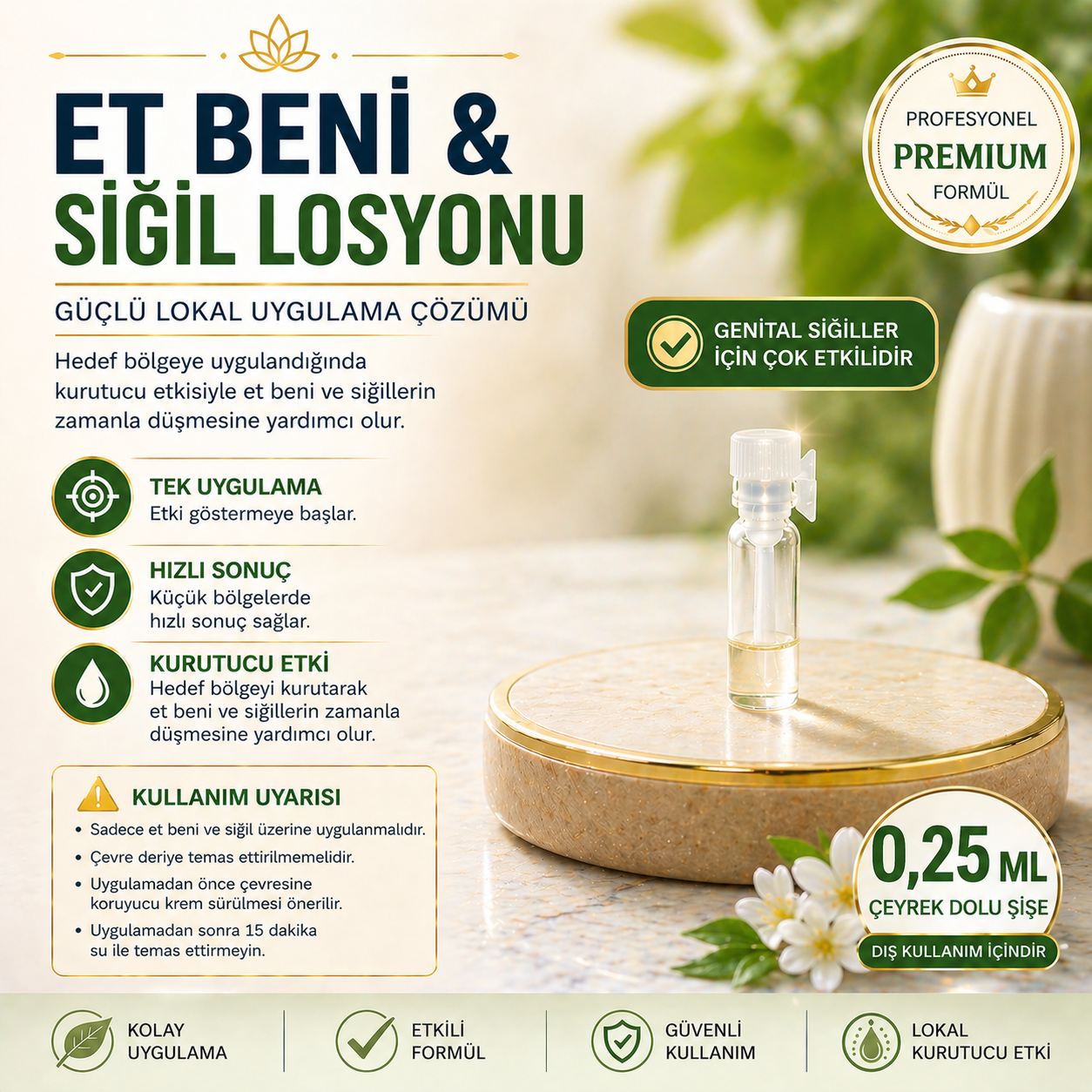 Et Beni Losyonu ( Çeyrek Şişe 0.25ml)