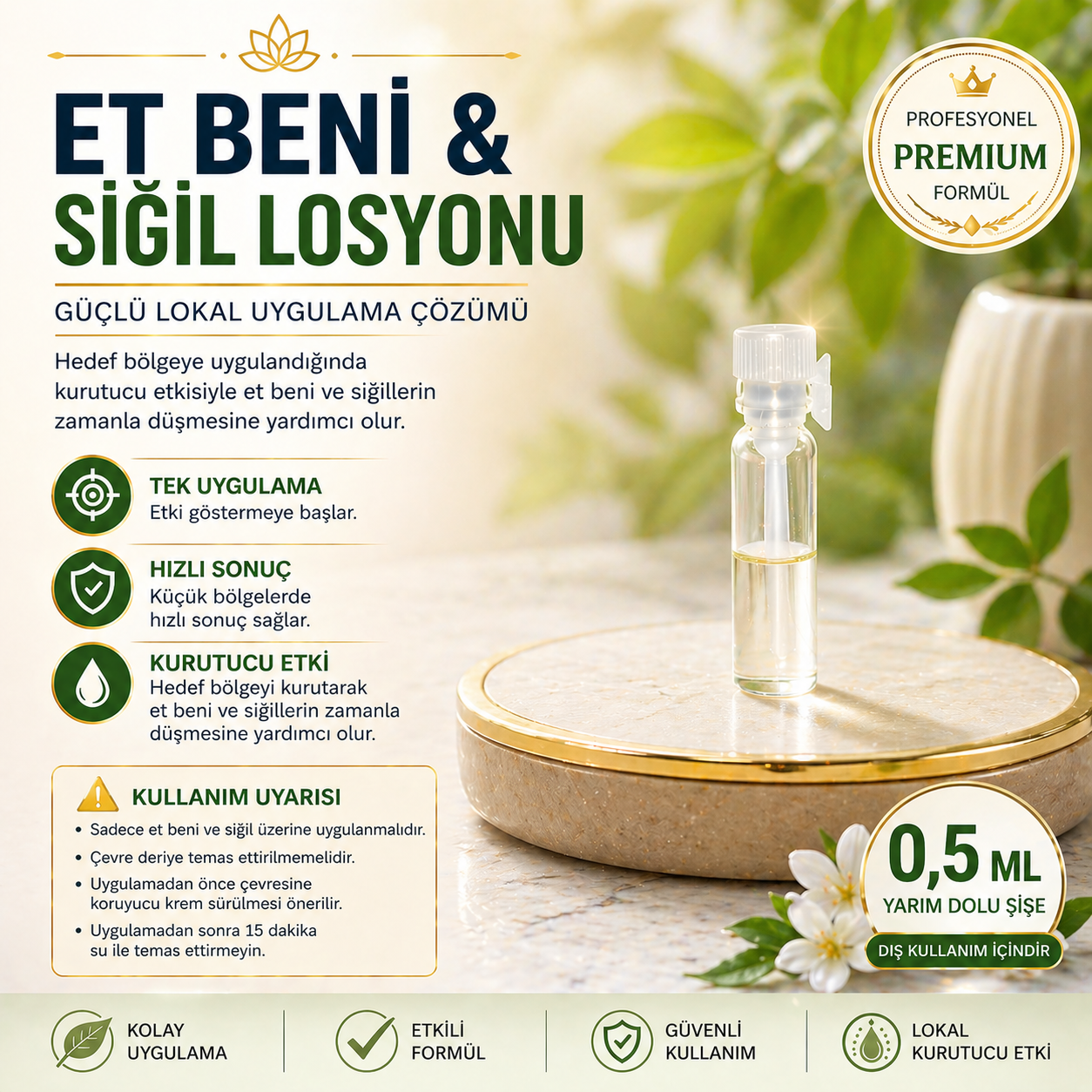 Et Beni Losyonu( Yarım Şişe 0.5ml)
